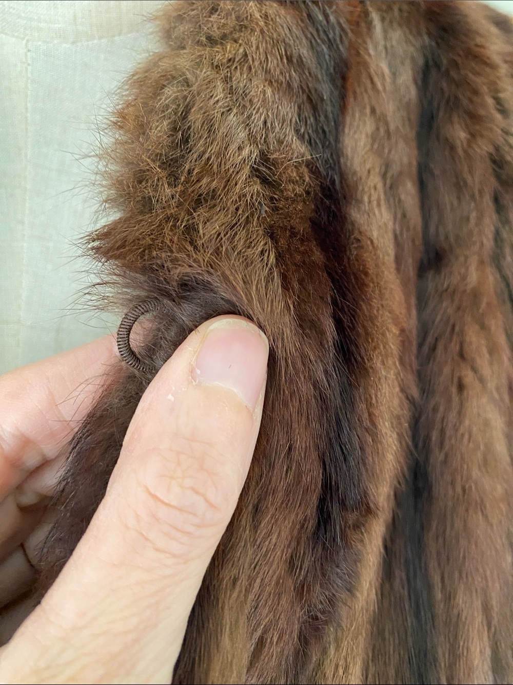 Mink Fur Cape/Stole Coat - Picture 9 of 12